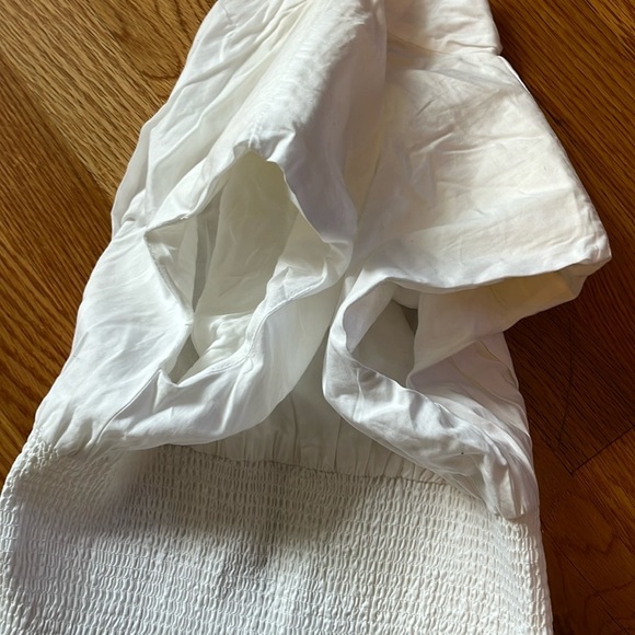 Anthropologie The Tommie Cap-Sleeve Smocked Front-Zip Shirt Dress Size XSP NWT - Picture 13 of 13